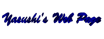 Yasushi's Web Page